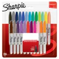 Permanent Marker | Marker Stifte mit feiner Spitze | gemischte Farben | 24 St...