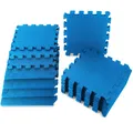 1,95m² Pool Matte 1cm Dicke blau 30x30 Unterlegmatte 21 Stück Boden Schutzmatten