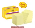 Post-it Haftnotizen super sticky notes, 76 x 76 mm, 8+4