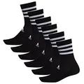 adidas 6 Paar CSH CREW 6p Tennissocken Sportspocken Unisex, Farbe:Black, Socken & Strümpfe:43-45
