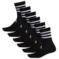 adidas 6 Paar CSH CREW 6p Tennissocken Sportspocken Unisex, Farbe:Black, Socken & Strümpfe:43-45