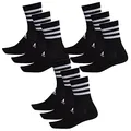 adidas 9 Paar CSH CREW 9p Tennissocken Sportspocken Unisex, Farbe:Black, Socken & Strümpfe:43-45