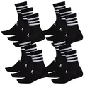 adidas 12 Paar CSH CREW 12p Tennissocken Sportspocken Unisex, Farbe:Black, Socken & Strümpfe:43-45