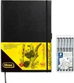 STAEDTLER pigment liner - Fineliner - permanent - Schwarz - Pigmenttinte (Packung mit 6)