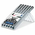 STAEDTLER Pigment Liner 308 schwarz 4+2 Stück GRATIS