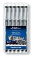 STAEDTLER Finliner pigment liner schwarz 6er Set