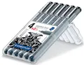 STAEDTLER Pigmentliner schwarz 4+2 GRATIS Etui