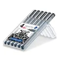 Staedtler pigment 6 Fineliner in 6 verschiedenen Linienbreiten schwarz Box Set