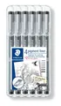 STAEDTLER Fineliner pigment liner, schwarz, Set mit 6 Linienbreiten, Promotion 4