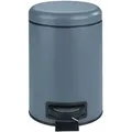 Kosmetik-treteimer Leman Slateblue 3 L, Kosmetikeimer, Mülleimer, Blau, Stahl Blau, Polypropylen Schwarz - Blau - Wenko