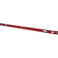 STIER Premium Wasserwaage, mit Magnet und drei Libellen, 1800 mm, 0,5 mm/m, vertikal und horizontal messen, Spiegel-Lotlibelle, präzise Messung, A...