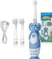 Brush-Baby BRB238, Kind, Schallzahnbürste, Tägliche Pflege, Tiefenreinigung, Blau, Weiß, 2 min, Blau