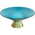 KARE DESIGN Schale Birdie Glas Blau 25 cm