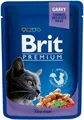 Brit Premium Katzenfutter | 100-g-Beutel - Kabeljau | Kabeljau 100 g