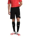 PUMA Herren Teamrise Shorts, Puma Black-puma White, M EU