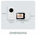 Commaxx Babyphone mit Kamera DVM-64 ws