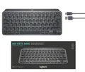 Logitech MX Keys Mini Kabellose Tastatur (Grafit) Deutsch , Bluetooth beleuchtet