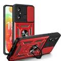 betterfon Handyhülle für Xiaomi Redmi 12C | Stoßfest & Kratzfest | Mit Kameraschutz, Anti-Fingerabdruck & robustem Panzerschutz-Design | Rot