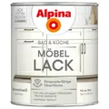 Alpina Bad & Küche Möbel-Lack 750 ml Baumwollweiss seidenmatt Möbelfarbe