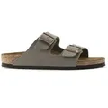 Birkenstock Unisex. 151211 Sandalen Arizona BFBC grau (46), Wohnung, Keine, Lässig