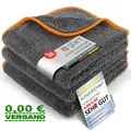Glart 443TPO 3 St. Mikrofasertücher Auto Autopflege Poliertücher 40x40 cm