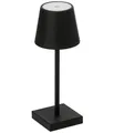 Dehner LED Solarleuchte Outdoor Akkuleuchte Dyan, Höhe 30 cm, Ø 11 cm, Metall, versch. Farben, Warmweiß, dimmbar, inkl. USB-Ladekabel, Schutzklasse IP54