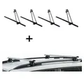 4x Fahrradträger ORION+Relingträger CRV135 für für Volvo 960 91-98
