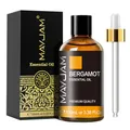 MAYJAM Bergamotte Ätherisches Öl 100ML, Bergamotteöl für Diffusor, Luftbefeuchter, DIY, Home，Wardrobes