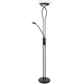 Rabalux 4554 Gamma-Stehlampe E27 2x15W + G9 1x40W schwarz
