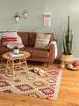 benuta Teppich Zohra, rechteckig, Höhe: 5 mm, Teppich Wohnzimmer, Schlafzimmer, Esszimmer, Flur, Kunstfaser, Cozy