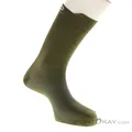POC Lithe MTB Mid Bikesocken-Oliv-Dunkelgrün-L