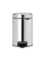 113147 GG172 Treteimer mit Inneneimer aus Kunststoff, stahl, Brilliant Steel,...