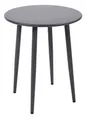 TPFGarden Gartentisch BEDFORD (Bistrotisch aus Stahl rund - Oberfläche hellgrau, Hochwertiges Gestell aus pulverbeschichtetem Eisen), Outdoor Esstisch - Terrassentisch - Maße (BxHxT): 60 x 72 x 60 cm