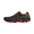 Mammut Sertig II Low Men | Wanderschuhe für Herren, Outdoor Sportschuhe, Leichte Bergschuhe, Schuhe für Hiking & Trekking, Freizeitschuhe für Sport | Black-Vibrant Orange, 11