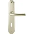 HOPPE® Drückergarnitur mit Langschild Tokyo 1710/273P, Aluminium, Lochung: WC / Bad (WC)