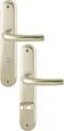 Hoppe Langschildgarnitur Tôkyô 1710/273P Alu.F2 SK/OL 78mm DIN L/R 2805339