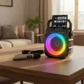 [Neueste] Karaoke Maschine mit 2 Karaoke Mikrofonen: Singingmate Karaoke Anlage