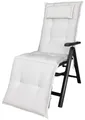 KETTtex 2320 Auflage Relaxliegen Marbella weiß Sitzpolster 170x50x7,5 cm (ohne Liege)
