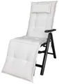 Auflage Relaxliege Marbella 2320 weiß 170x50x7,5 cm KETTtex