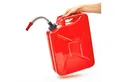 BW Benzinkanister Metall 20 L mit Schraubverschluss mit Ausgießer (mit Ausgießer, Made in Europe), TÜV-geprüft und UN-Zulassung
