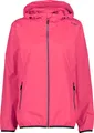 Cmp Woman Jacket Rain Fix Hood Fragola Fragola 40