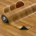PVC Bodenbelag Vinylboden Meterware in Holzoptik Fußbodenbelag Auslegware Vinyl für Küche Wohnzimmer Badezimmer Anti-Rutsch 140cm Breite Buche 130x140cm