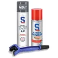 Dr. Wack S100 Kettenreiniger 300 ml + Weißes Kettenspray 2.0 400 ml + Reinigungsbürste
