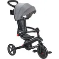 Globber Explorer Trike Foldable 4in1 Kinderwagen Dreirad Laufrad 10/8,5 Zoll Faltbar Höhenverstellbar Grau
