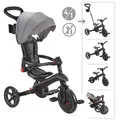 GLOBBER EXPLORER TRIKE FOLDABLE 4in1 schwarz-grau