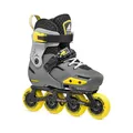 Rollerblade APEX, Inline-Skates für Jungen, Freizeit Inliner, Aktivkohle/Gelb, 33-36