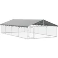 vidaXL Outdoor-Hundezwinger mit Dach 600x300x150 cm 171502