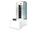 AcquaVapore Grossraumdusche Wanne Dusche Kombination Weiß K50-L01 170x100, Sicherheitsglas ESG, inklusive Duschwanne, Rutschsicher, Digitale Steuerung, Nackenstütze