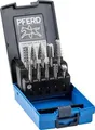 PFERD TOOLS Frässtifteset 81 HSS 3 10 tlg. Schaft-Ø 6mm in einer Kunststoff-Box