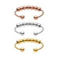 Purelei® Shade Anxiety Ring 3er-Set - Fidget – Damenring aus langlebigem Edelstahl – Wasserfeste Ringe – in verstellbaren Größen erhältlich von 50-66 - Damenschmuck (50-60)